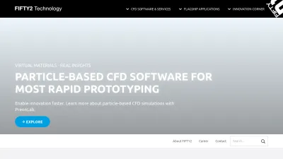 Screenshot preview of fifty2.eu