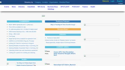 Screenshot preview of atlantadunia.com