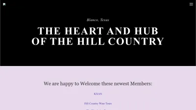 Screenshot preview of blancochamber.com