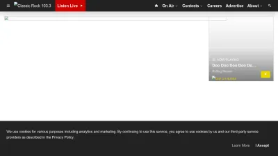 Screenshot preview of wglx.com