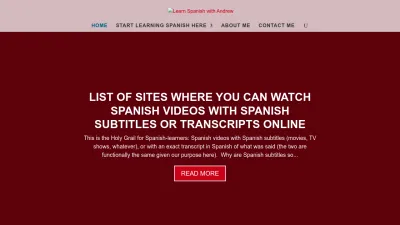 Screenshot preview of howlearnspanish.com