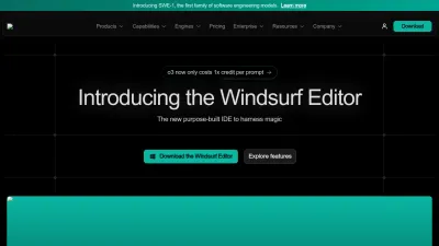Screenshot preview of windsurf.com