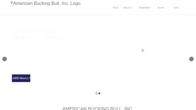 Screenshot preview of americanbuckingbull.com