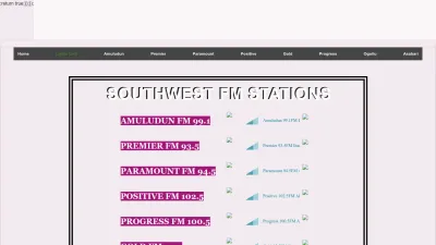 Screenshot preview of radionigeriafm.com