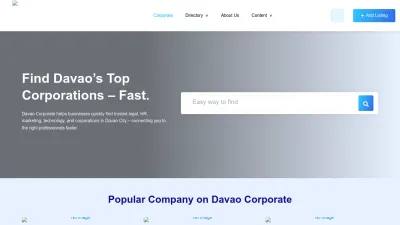 Screenshot preview of davaocorporate.info