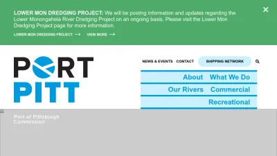 Screenshot preview of port.pittsburgh.pa.us