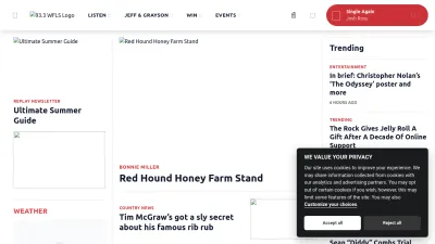 Screenshot preview of wfls.com