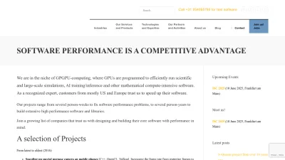 Screenshot preview of streamhpc.com