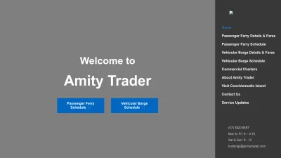 Screenshot preview of amitytrader.com