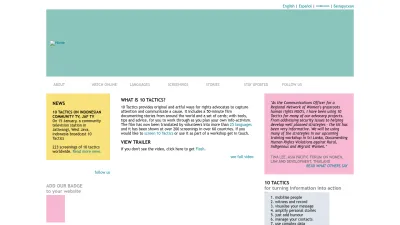 Screenshot preview of archive.informationactivism.org