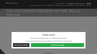 Screenshot preview of oldcannonbrewery.co.uk