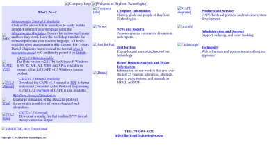 Screenshot preview of bayfronttechnologies.com