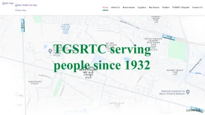 Screenshot preview of tgsrtc.telangana.gov.in