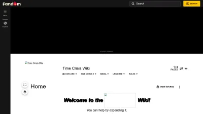 Screenshot preview of timecrisispedia.fandom.com