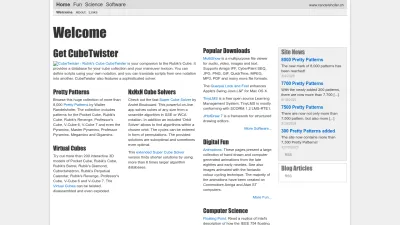 Screenshot preview of randelshofer.ch