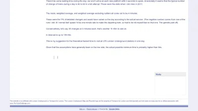 Screenshot preview of thetubechallenge.com