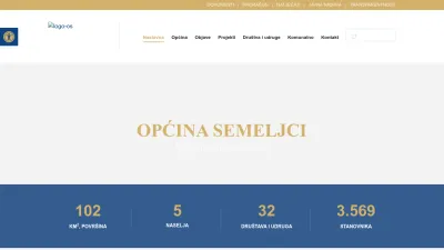 Screenshot preview of semeljci.hr