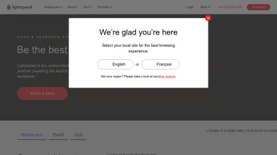 Screenshot preview of lightspeedhq.co.uk