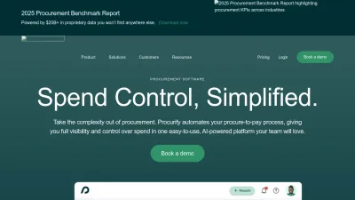 Screenshot preview of procurify.com