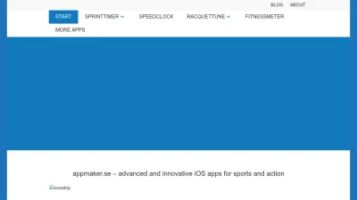 Screenshot preview of appmaker.se