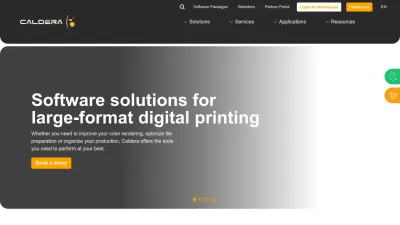 Screenshot preview of caldera.com