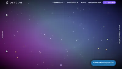 Screenshot preview of devcon.org