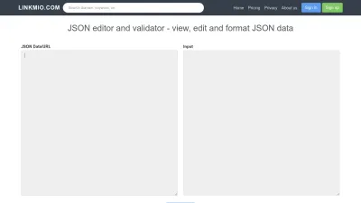 Screenshot preview of linkmio.com