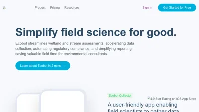 Screenshot preview of ecobot.com