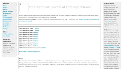 Screenshot preview of ijis.net
