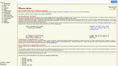 Screenshot preview of sharpmz.org