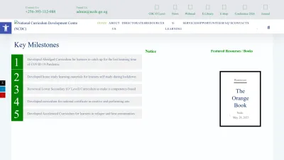 Screenshot preview of ncdc.go.ug