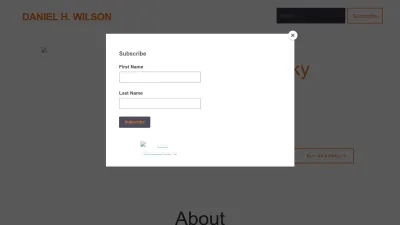 Screenshot preview of danielhwilson.com