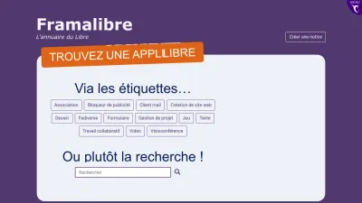 Screenshot preview of framalibre.org