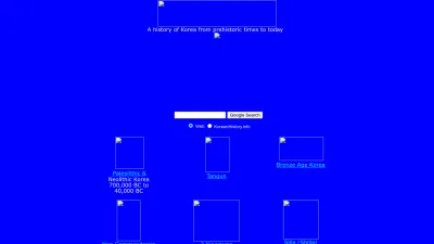 Screenshot preview of koreanhistory.info
