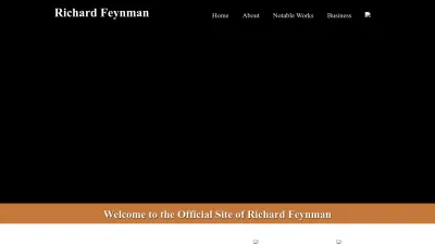 Screenshot preview of richardfeynman.com