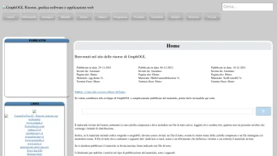 Screenshot preview of graphoglrisorse.altervista.org