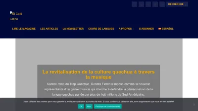 Screenshot preview of elcafelatino.org