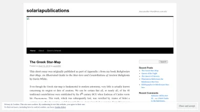 Screenshot preview of solariapublications.com