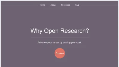 Screenshot preview of whyopenresearch.org