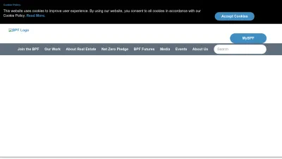 Screenshot preview of bpf.org.uk