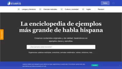 Screenshot preview of ejemplos.co