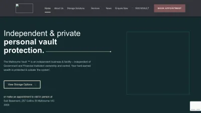 Screenshot preview of melbournevault.com.au