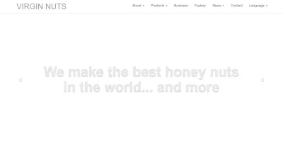 Screenshot preview of virginnuts.nl