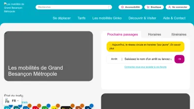 Screenshot preview of ginko.voyage
