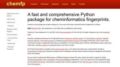 Screenshot preview of dalkescientific.com