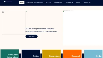 Screenshot preview of accan.org.au