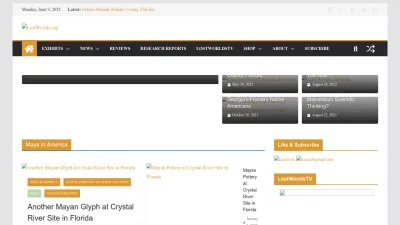 Screenshot preview of lostworlds.org