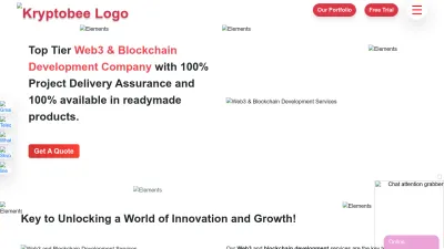 Screenshot preview of kryptobees.com