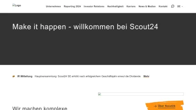 Screenshot preview of scout24.com