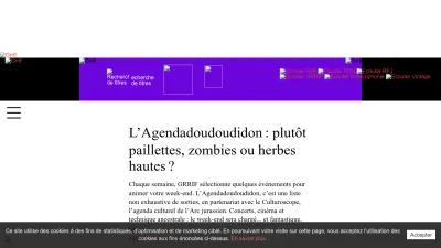 Screenshot preview of grrif.ch